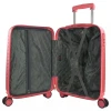 Mala De Viagem Fun Com Rodas Abs Rosa + Tsa Média Yins
