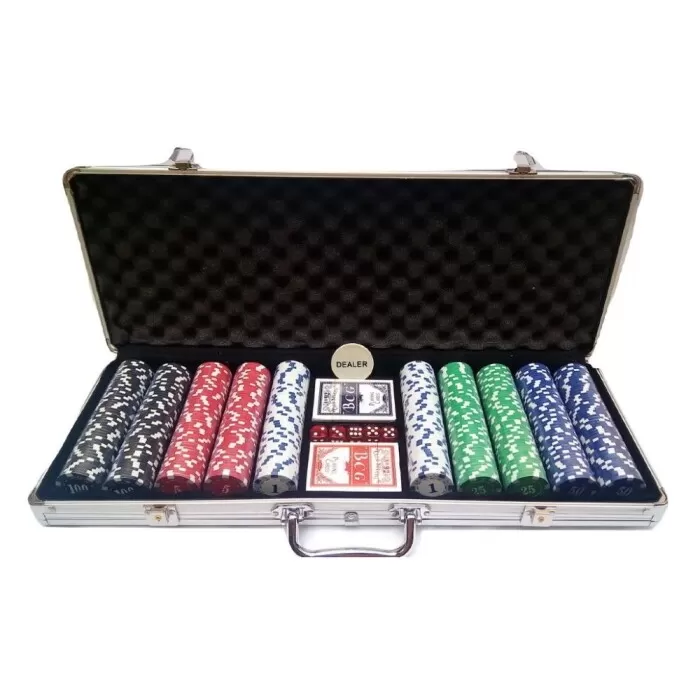 Maleta De Poker Com 500 Fichas H18630 Novo Maleta De Poker Com 500 Fichas H18630 Novo