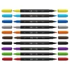 Marcador Artístico Com 10 Cores CIS Dual Tip Novo Marcador Artístico Com 10 Cores CIS Dual Tip Novo