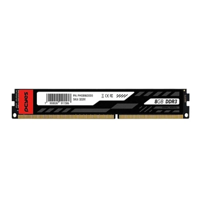 Memória Ram 8GB DDR3 1600Mhz Udimm PcYes Cor Preta