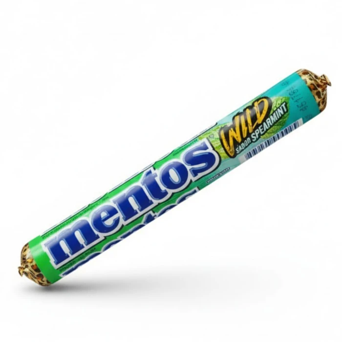 Mentos Stick Wildspearmint 37.5G Bala Mastigável Refrescante Mentos Stick Wildspearmint 37.5G Bala Mastigável Refrescante
