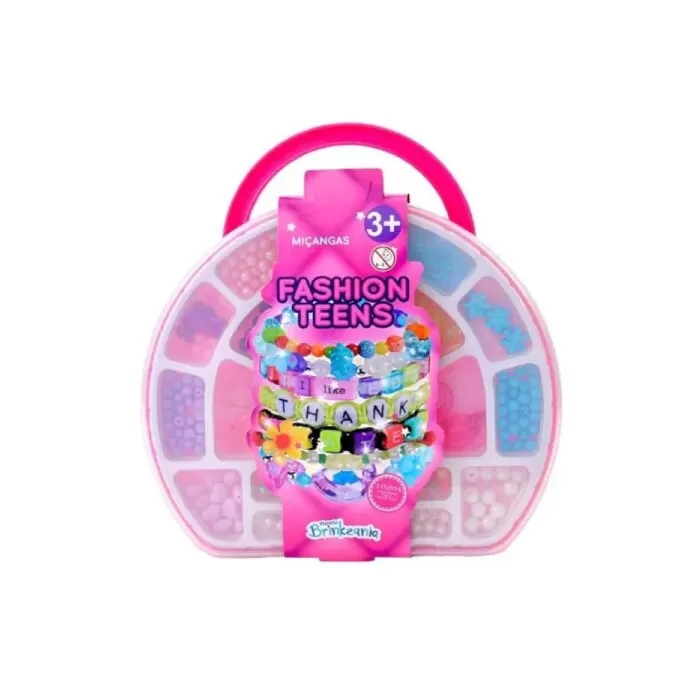 Miçangas Fashion Teens Maleta Redonda Bar066 Brink Novo Miçangas Fashion Teens Maleta Redonda Bar066 Brink Novo
