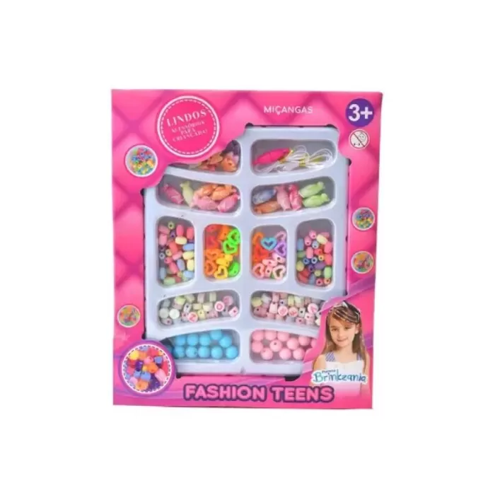Miçangas Fasion Teens Bar002 Brinkzania Novo Miçangas Fasion Teens Bar002 Brinkzania Novo