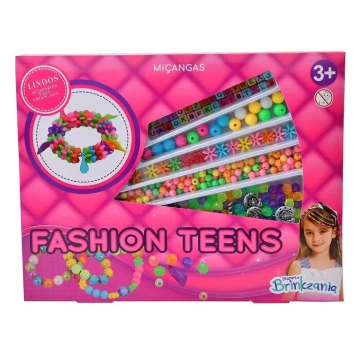 Miçangas Fasion Teens Bar004 Brinkzania Novo Miçangas Fasion Teens Bar004 Brinkzania Novo