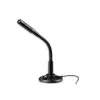 Microfone De Mesa Com Fio Para PC 1.5M Fio Preto MC807