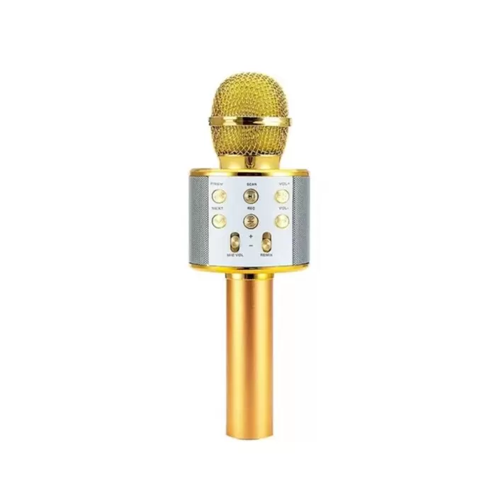 Microfone Karaoke Sem Fio Ws-858 Xtrad Novo