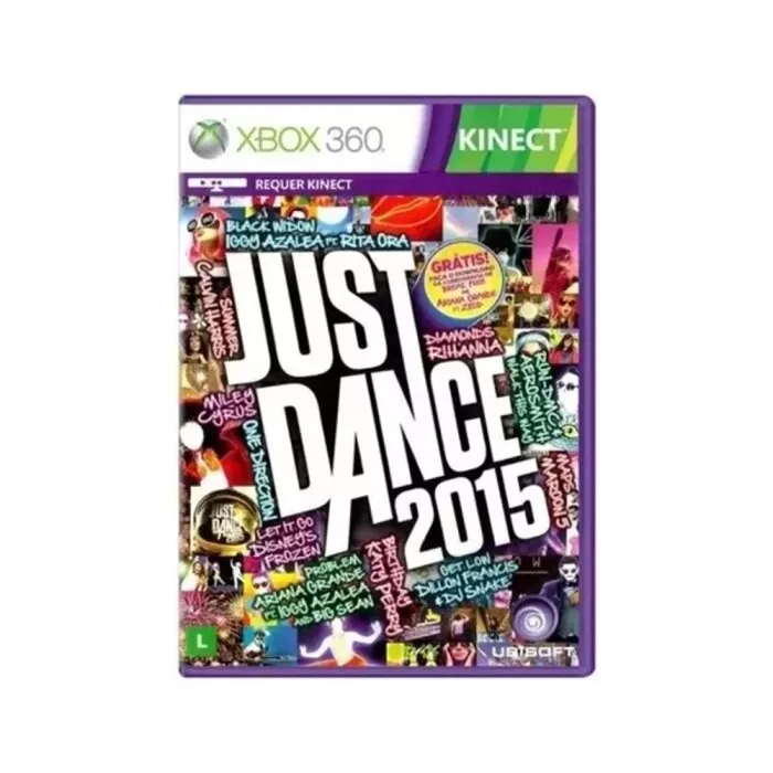 Mídia Física Just Dance 2015 Xbox 360 Novo Mídia Física Just Dance 2015 Xbox 360 Novo