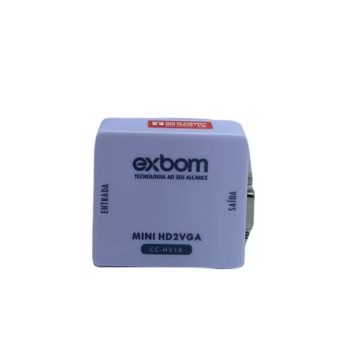Mini Conversor Hdmi Para Vga Cc-Hv1K Exbom Novo