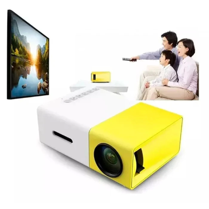 Mini Projetor Portátil Led 300x240 Branco Pro1 X-Cell Mini Projetor Portátil Led 300x240 Branco Pro1 X-Cell