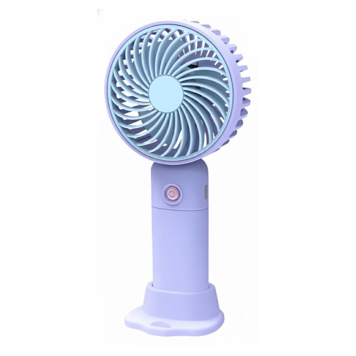Mini Ventilador Portátil X-Cell BRQ-VP-01 Roxo Claro Recarregável