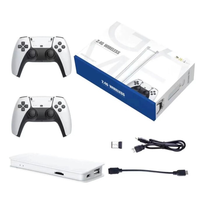 Mini Video Game Retro 2.4G M15 Com 20000 Jogos Sem Fio