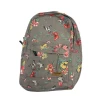 Mochila Com Estampa Floral Cinza Convoy Novo Mochila Com Estampa Floral Cinza Convoy Novo