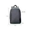 Mochila Swisspack Safe 15,6 Polegadas Preta Multilaser