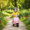 Moto Elétrica Infantil 6V Scooter Tifany Rosa Bel Brink