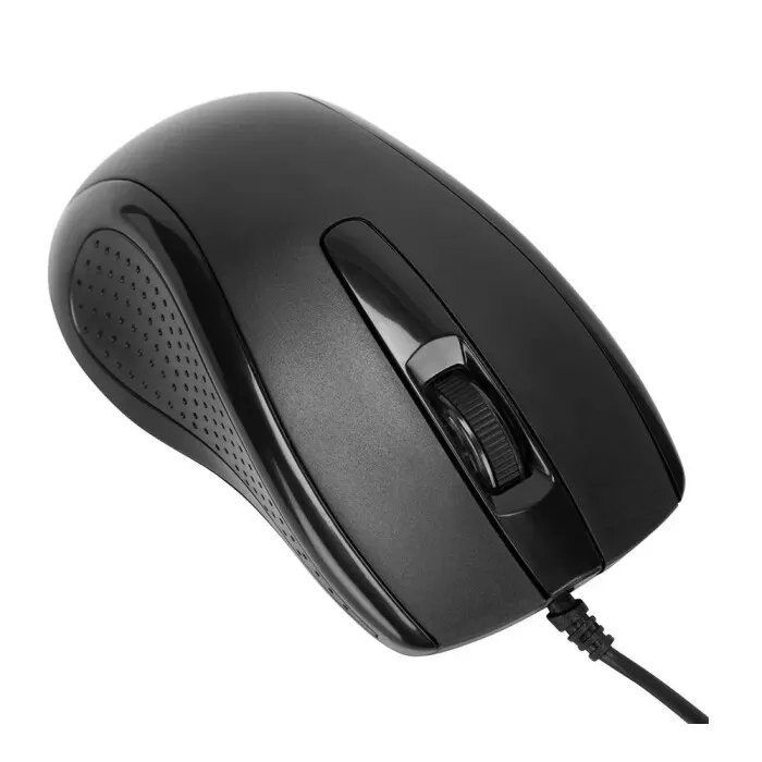 Mouse Com Fio 3 Botões Preto Amu81 Multilaser Novo