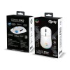 Mouse Gamer Ceres Pro RGB Branco Com Fio e Sensor Óptico