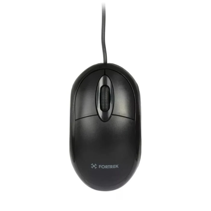 Mouse Office Óptico Usb 800 Dpi Fortrek Preto FK411M