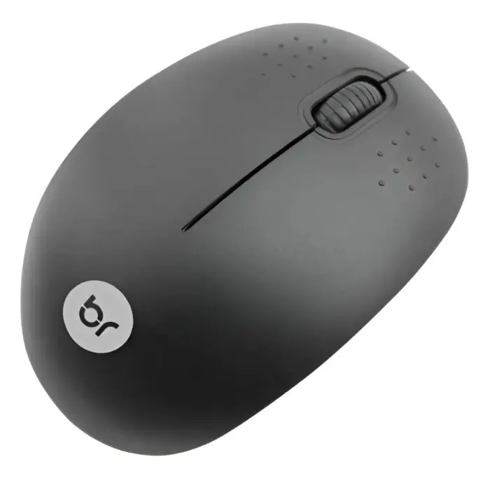 Mouse Sem Fio Usb Bright 0404 Nano Receptor 2.4G Optico Led