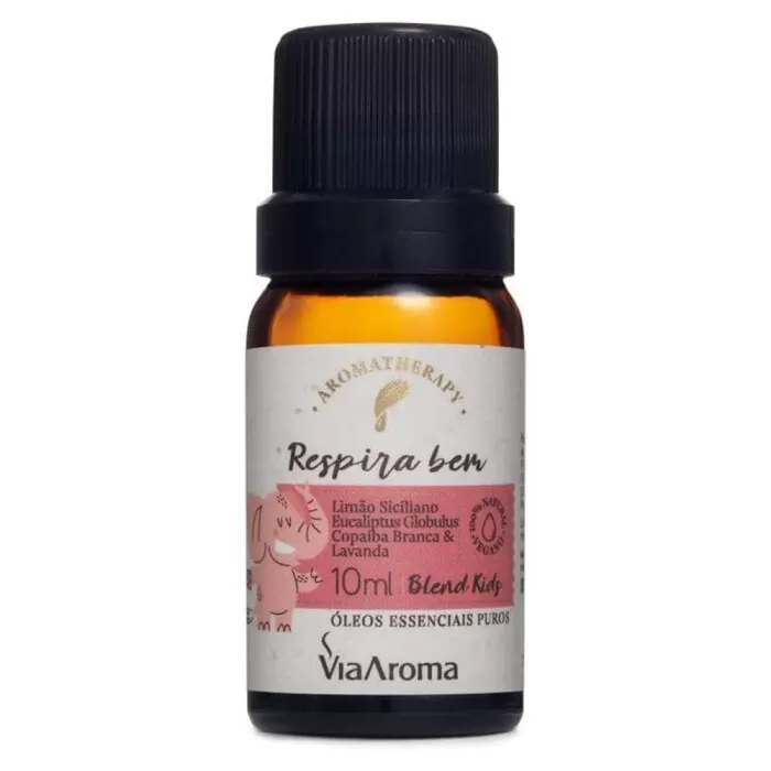 ÓLeos Essências Puros Blend Kids Respira Bem 10Ml