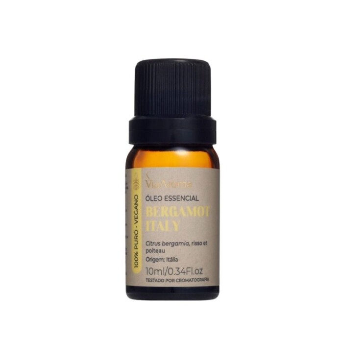 Óleo Essencial 10Ml Bergamot Italy WNF Natural Premium Puro