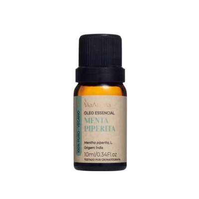 Óleo Essencial 10Ml Menta Piperita Natural Puro Relaxante
