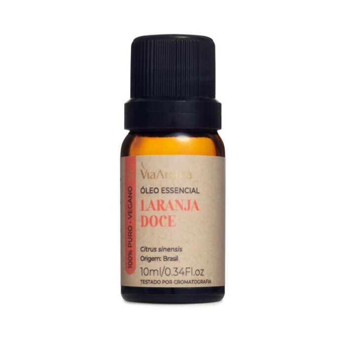 Óleo Essencial Laranja Doce Natural Via Aroma 10ml
