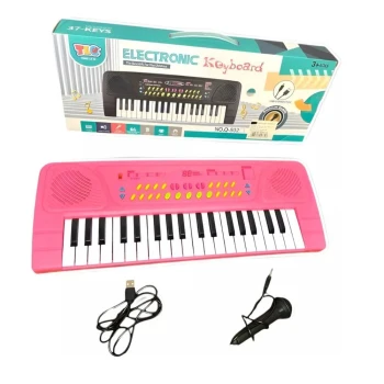 Órgão Eletrônico Infantil 37 Teclas H24772 MD Com Sons e Ritmos