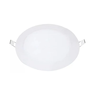 Painel De Led Embutir Redondo 12W 3000K Branco Ds