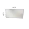 Painel De Led Retangular De Embutir Fino 24W 3000K 30X120cm