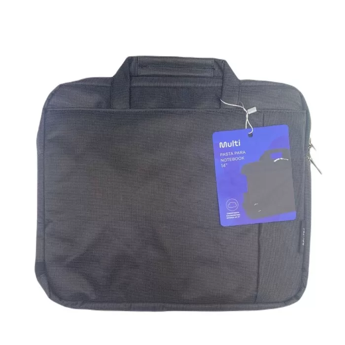 Pasta Para Notebook 14 Polegadas Casual Preta B100 Novo