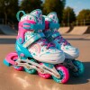 Patins Inline Colorido Tamanho 34-37 M Unitoys Modelo 3294