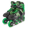 Patins Inline Unitoys Verde Ajustável 34-37 Modelo 3303