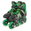 Patins Inline Unitoys Verde Ajustável 34-37 Modelo 3303