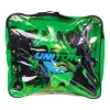 Patins Inline Unitoys Verde Ajustável 34-37 Modelo 3303