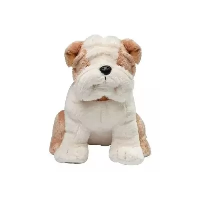 Pelúcia Cachorrinho Mini Bull Dog 25cm Lovelly Toys