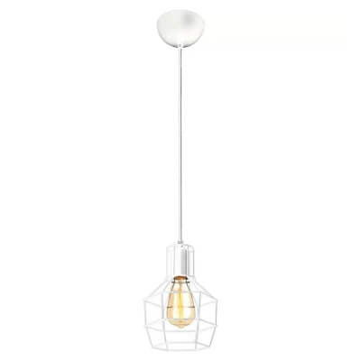 Pendente Adhara Aço E27 Bivolt Branco Novo