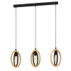 Pendente Basildon Triplo Preto 3X E27 Eglo 43462