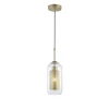 Pendente Bronx Cilindrico Para 1XE27 Dourado 89081130