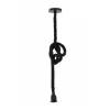 Pendente De Corda Preto Com Bocal 1X E27 Bivolt Novo