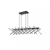 Pendente De Led Wane 128w 3000k Cor Marrom D1313 Mostruario