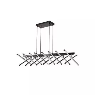 Pendente De Led Wane 128w 3000k Cor Marrom D1313 Mostruario