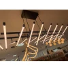 Pendente De Led Wane 128w 3000k Cor Marrom D1313 Mostruario