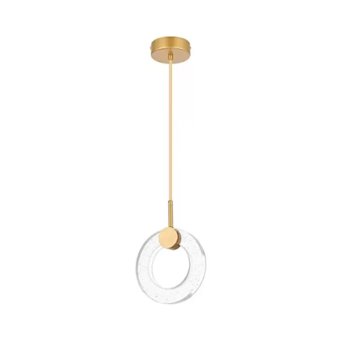 Pendente Led Akya 11W 3000K Ouro Fosco 2590 Nordecor Nono