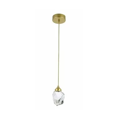 Pendente Led Celeste 3W Dourado Brilho Bivolt Astraled Novo