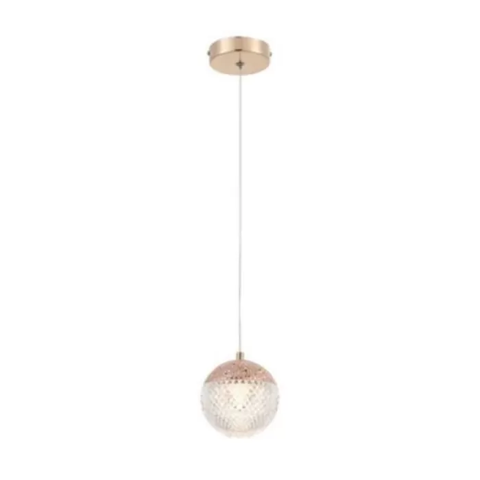 Pendente Led Murzim 6W 3000K Dourado Brilho Atraled Novo