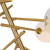 Pendente Nordico Jabuticaba Bronze Bivolt 8 Bocais G9