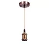 Pendente Retrô Cor Bronze 1 Metro - 1 Lâmpada E27 Novo Pendente Retrô Cor Bronze 1 Metro - 1 Lâmpada E27 Novo