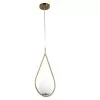 Pendente Upus Up E27 20Cm Dourado Bivolt Nordecor Novo