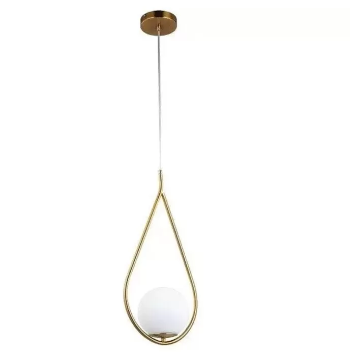 Pendente Upus Up E27 20Cm Dourado Bivolt Nordecor Novo