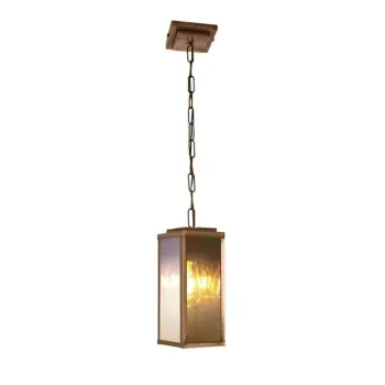 Pendente Vintage Chain 25cm Cobre Decorativo Led